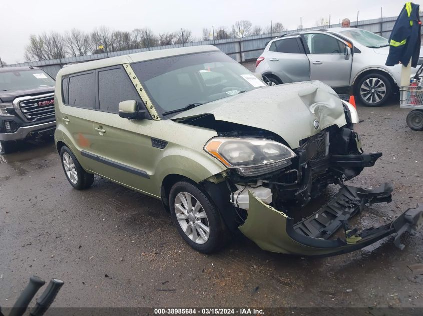 2012 Kia Soul + VIN: KNDJT2A65C7369989 Lot: 38985684