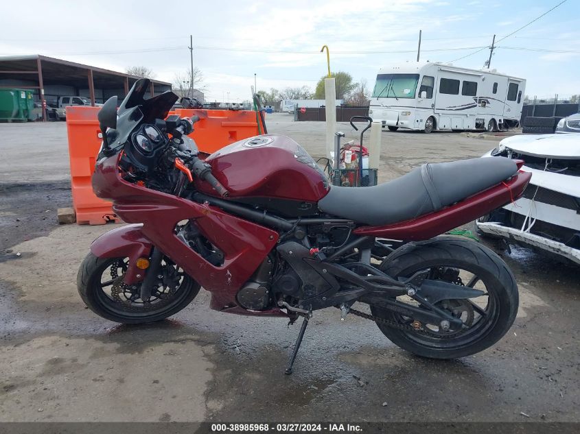 2008 Kawasaki Ex650 A VIN: JKAEXEA108A044974 Lot: 38985968