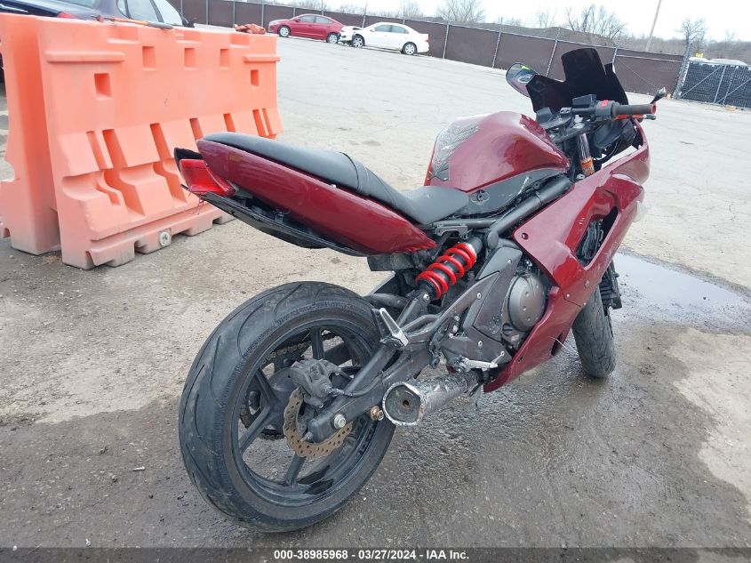 2008 Kawasaki Ex650 A VIN: JKAEXEA108A044974 Lot: 38985968