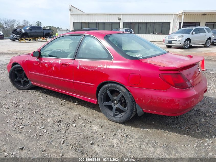 1999 Acura Cl 3.0 VIN: 19UYA2251XL009353 Lot: 38985999