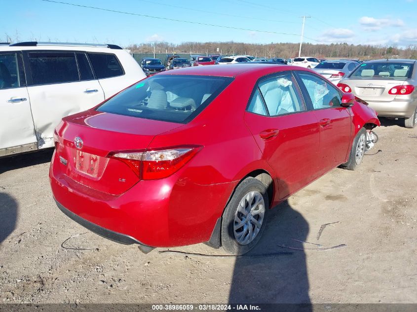 2019 Toyota Corolla Le VIN: 2T1BURHE5KC176066 Lot: 38986059