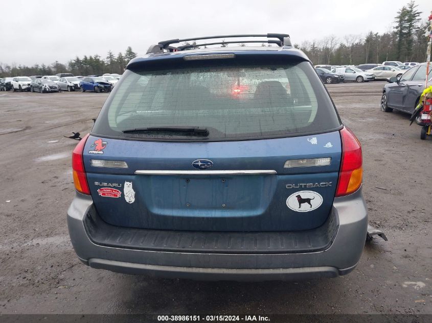 4S4BP61C057352988 | 2005 SUBARU OUTBACK