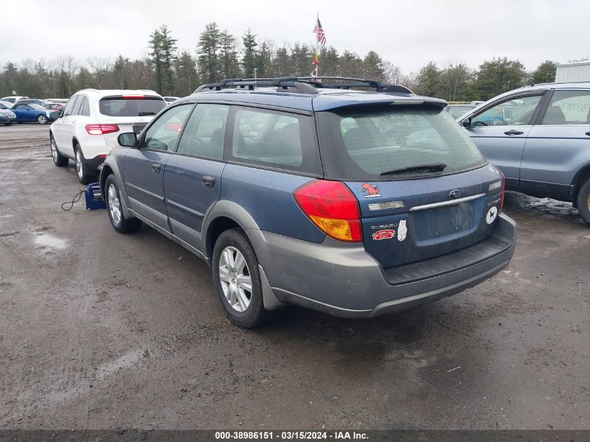 4S4BP61C057352988 | 2005 SUBARU OUTBACK