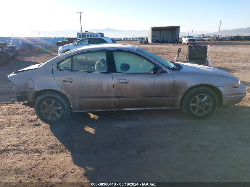 1G3NL52T31C257252 2001 Oldsmobile Alero Gl1