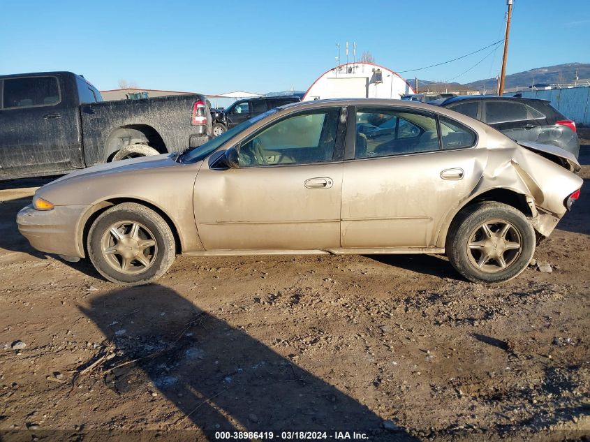 1G3NL52T31C257252 2001 Oldsmobile Alero Gl1