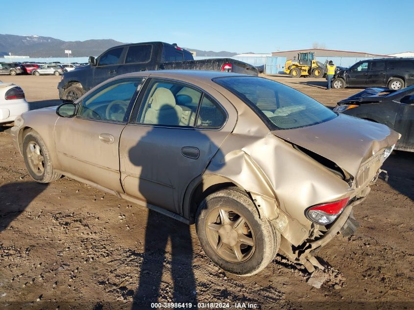 1G3NL52T31C257252 2001 Oldsmobile Alero Gl1