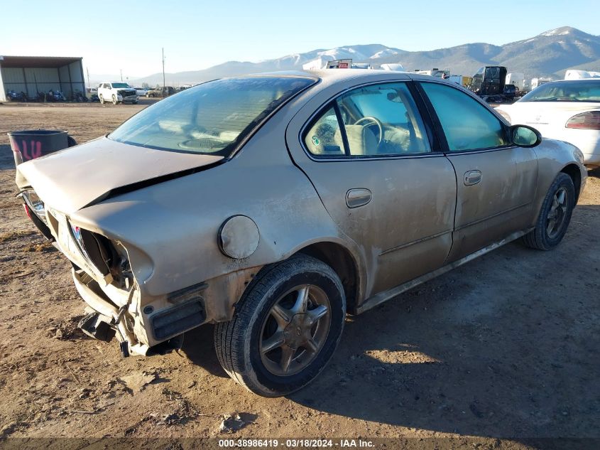 1G3NL52T31C257252 2001 Oldsmobile Alero Gl1