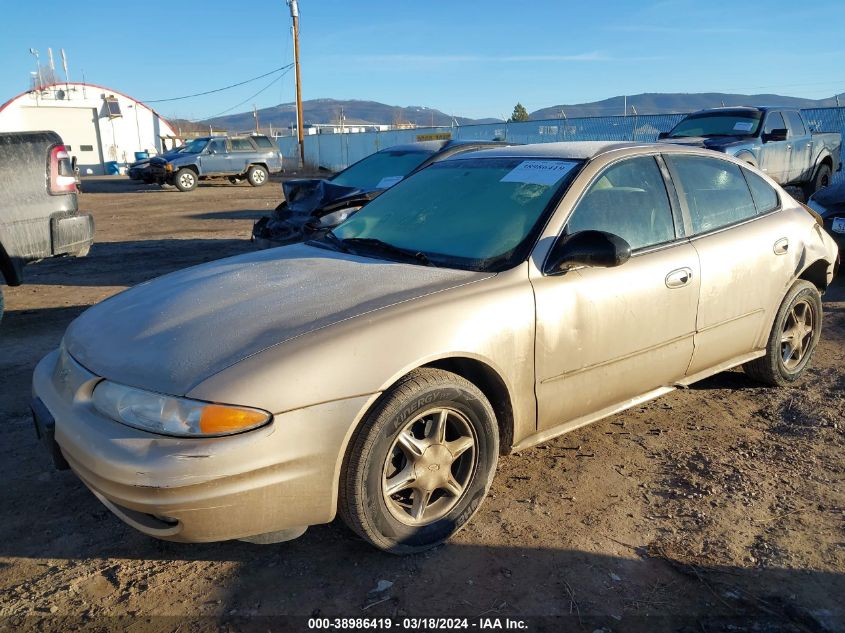 1G3NL52T31C257252 2001 Oldsmobile Alero Gl1