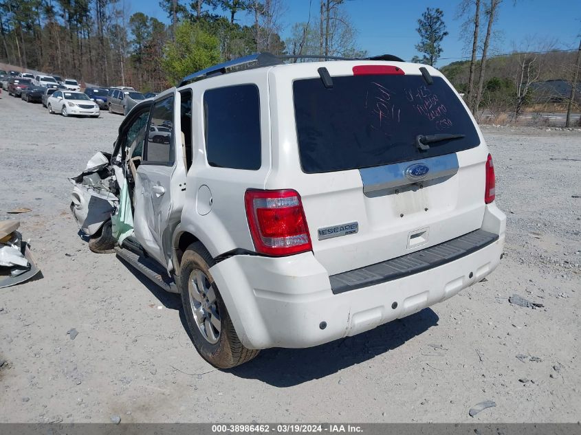 2010 Ford Escape Limited VIN: 1FMCU0E76AKC04598 Lot: 38986462