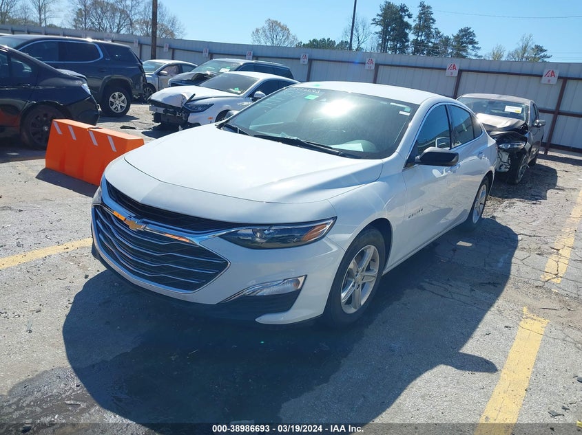 VIN 1G1ZC5ST2PF159928 2023 CHEVROLET MALIBU FWD 1FL