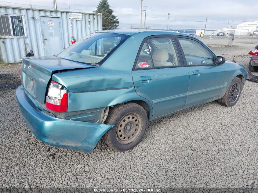 2001 Mazda Protege Es/Lx VIN: JM1BJ225910402823 Lot: 38986728