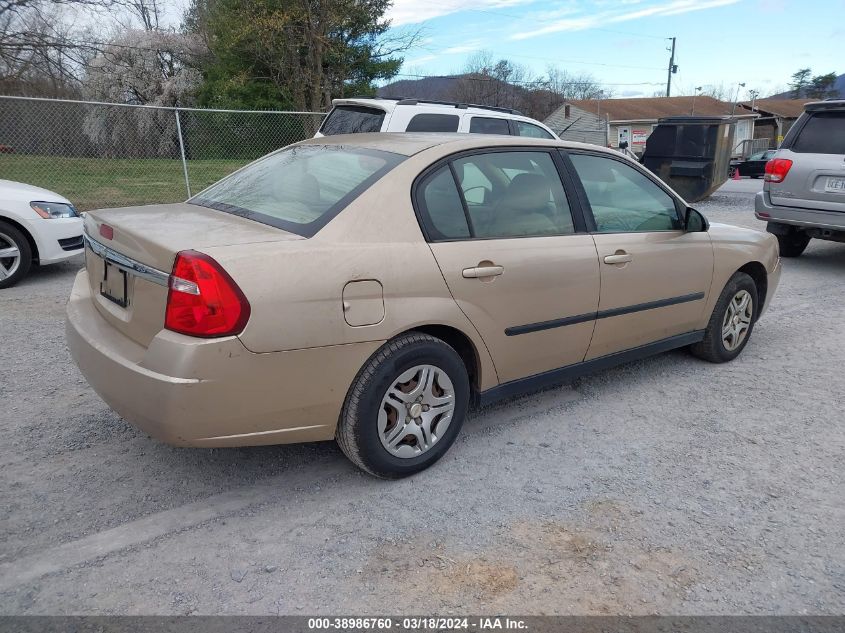 1G1ZS52F55F249505 | 2005 CHEVROLET MALIBU