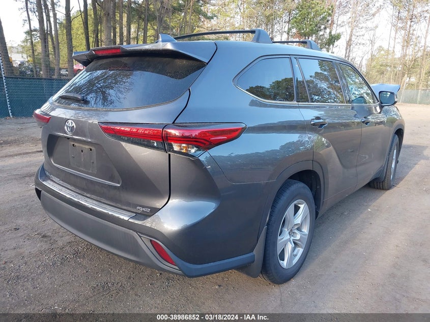 2020 TOYOTA HIGHLANDER VIN: 5TDCZRBH4LS518222