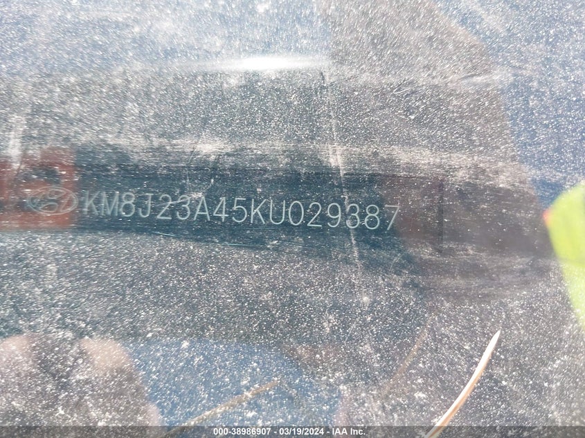 2019 HYUNDAI TUCSON SE - KM8J23A45KU029387
