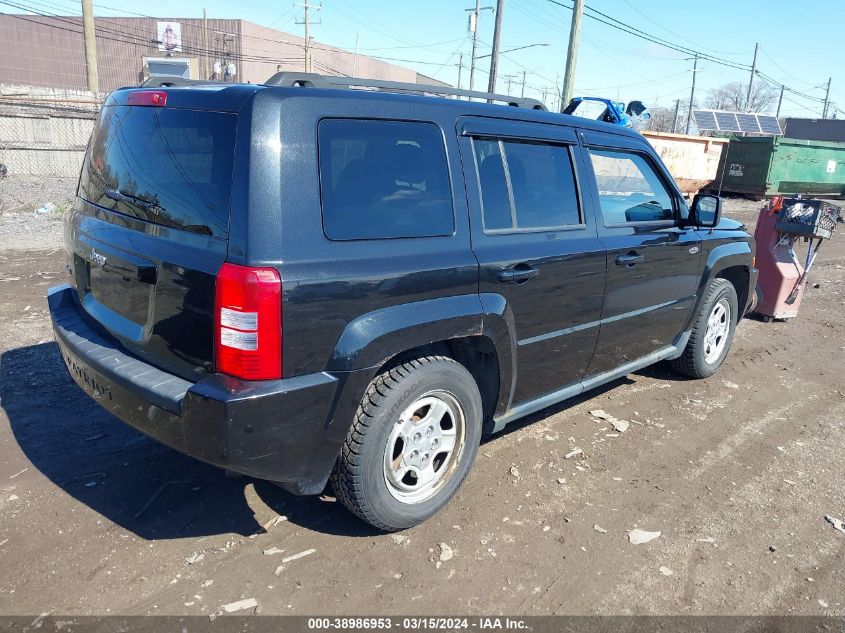 1J4NF2GB9AD500332 | 2010 JEEP PATRIOT