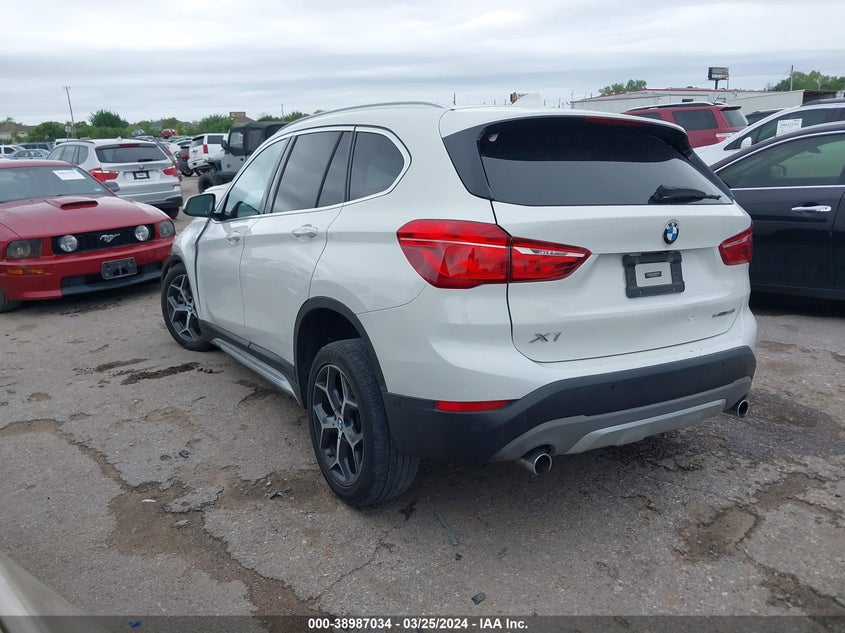 2019 BMW X1 Sdrive28I VIN: WBXHU7C57K5L10789 Lot: 38987034