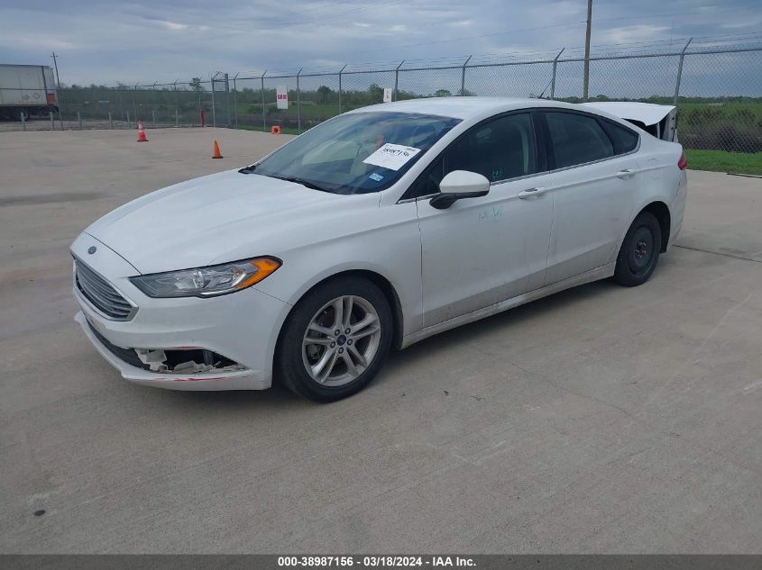 2018 Ford Fusion Se VIN: 3FA6P0HD0JR228715 Lot: 38987156