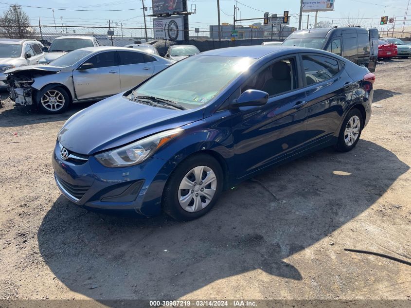 5NPDH4AEXGH679106 | 2016 HYUNDAI ELANTRA