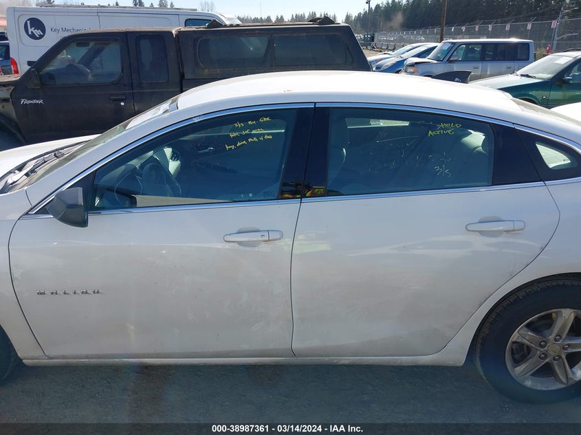 2020 CHEVROLET MALIBU FWD 1FL - 1G1ZC5STXLF006773