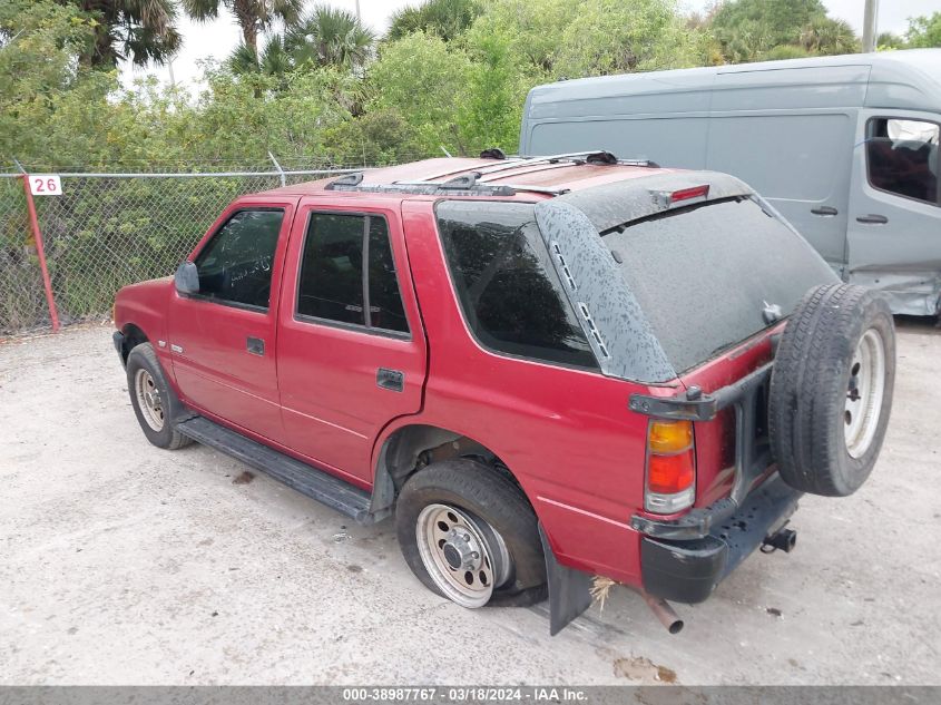 1995 Isuzu Rodeo S/Ls VIN: 4S2CK58V4S4365012 Lot: 38987767