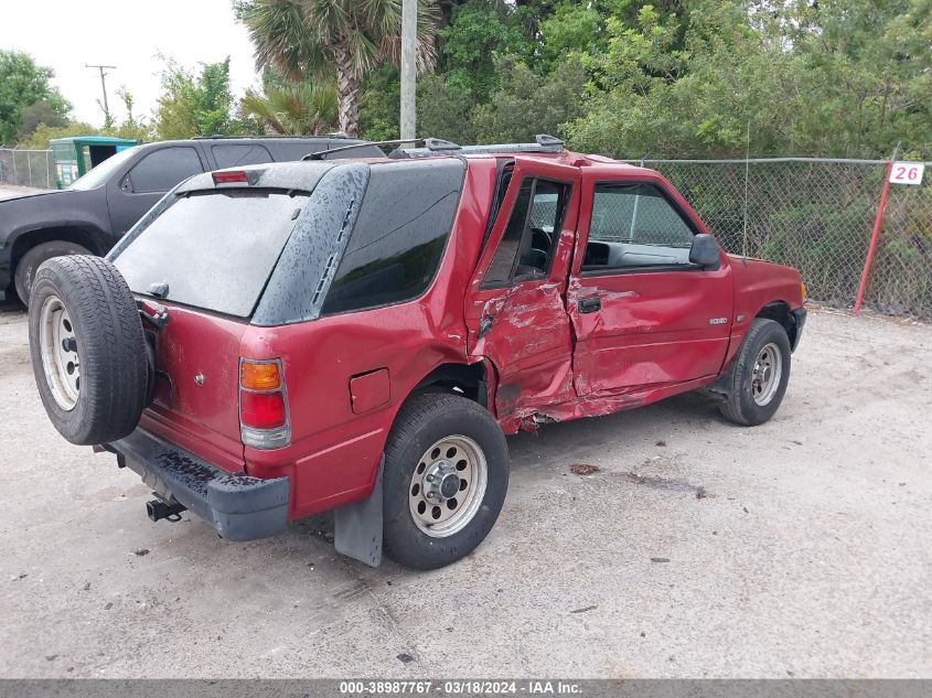 1995 Isuzu Rodeo S/Ls VIN: 4S2CK58V4S4365012 Lot: 38987767