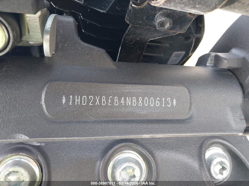 VIN: 1HD2XBEB4NB800613 2022 LIVEWIRE LW1