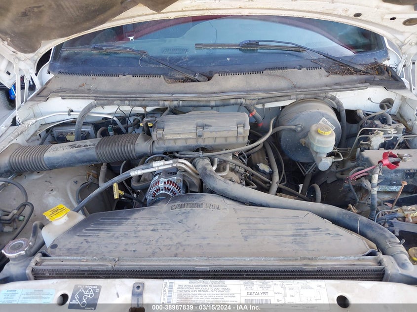 2001 Dodge Ram 1500 St VIN: 3B7HC13Z41G790751 Lot: 38987839