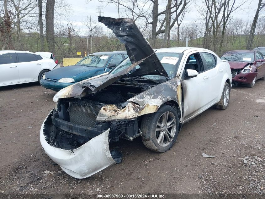 2012 Dodge Avenger Sxt VIN: 1C3CDZCB4CN311221 Lot: 38987969