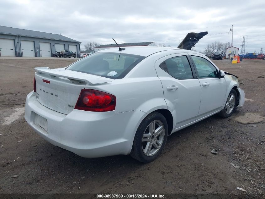 2012 Dodge Avenger Sxt VIN: 1C3CDZCB4CN311221 Lot: 38987969