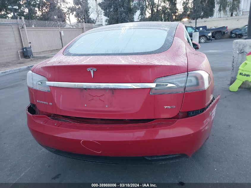 2018 Tesla Model S 100D/75D/P100D VIN: 5YJSA1E28JF263443 Lot: 38988006