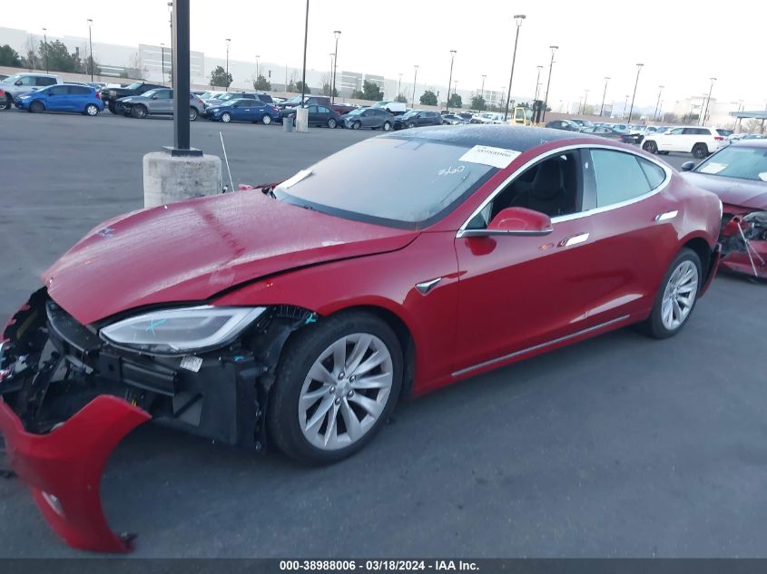 2018 Tesla Model S 100D/75D/P100D VIN: 5YJSA1E28JF263443 Lot: 38988006