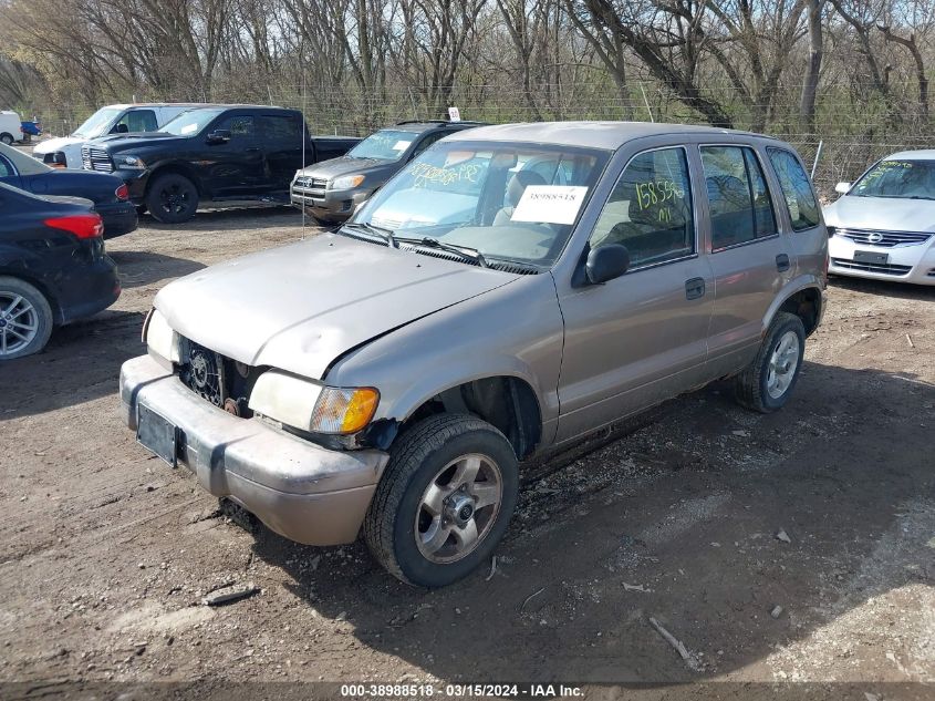 2001 Kia Sportage Ex/Limited VIN: KNDJB723415030069 Lot: 38988518