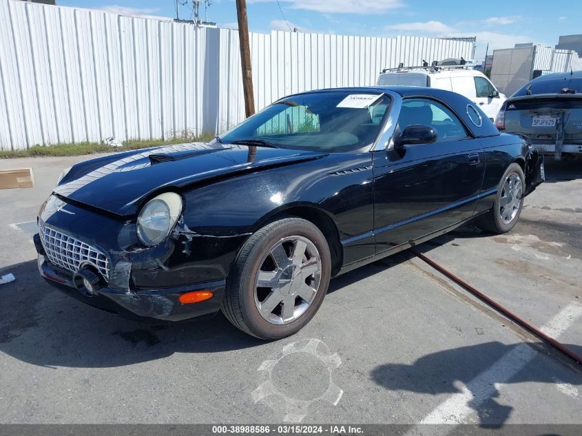 2002 Ford Thunderbird Hardtop Premium VIN: 1FAHP60A82Y111285 Lot: 38988586