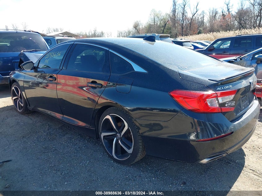 VIN 1HGCV1F34LA092476 2020 HONDA ACCORD SPORT
