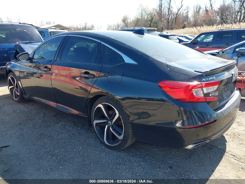 VIN 1HGCV1F34LA092476 2020 HONDA ACCORD SPORT