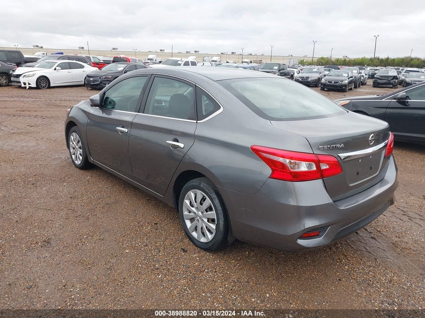 2016 NISSAN SENTRA VIN: 3N1AB7APXGY240436