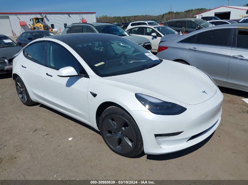 2023 TESLA MODEL 3 REAR-WHEEL DRIVE - 5YJ3E1EA3PF657165