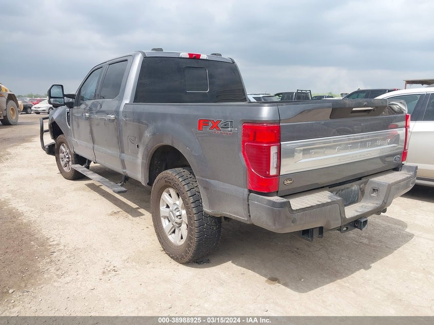 2021 FORD F-250 PLATINUM - 1FT7W2BT6MED88831