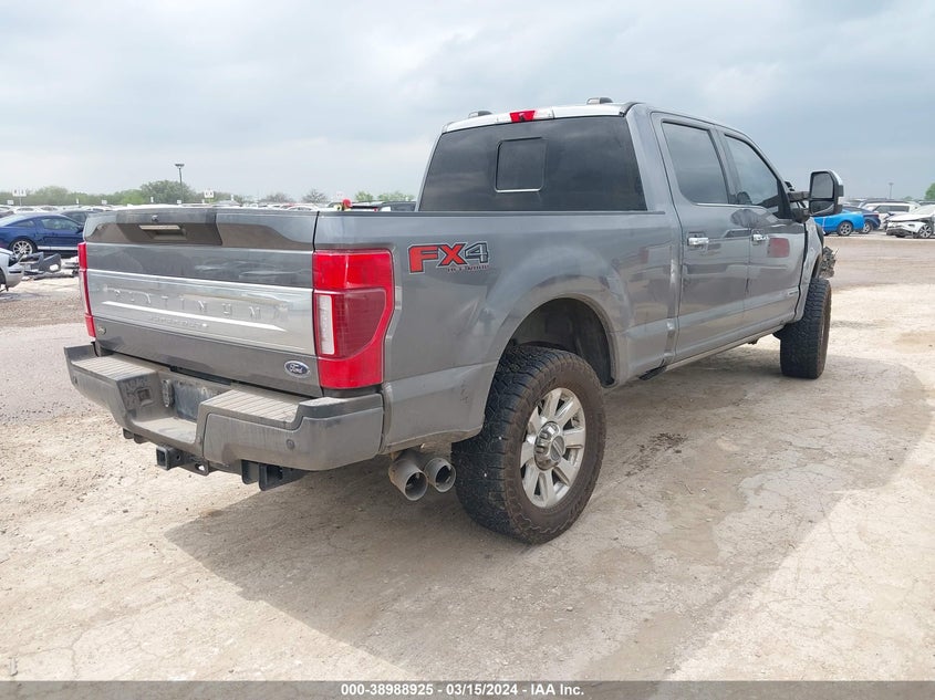 2021 FORD F-250 PLATINUM - 1FT7W2BT6MED88831