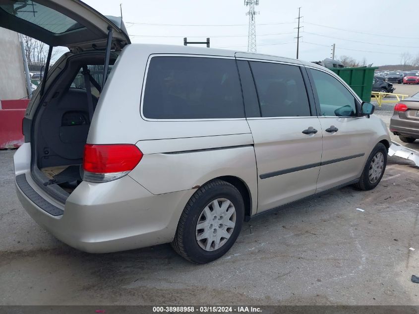 2008 Honda Odyssey Lx VIN: 5FNRL38248B069096 Lot: 38988958