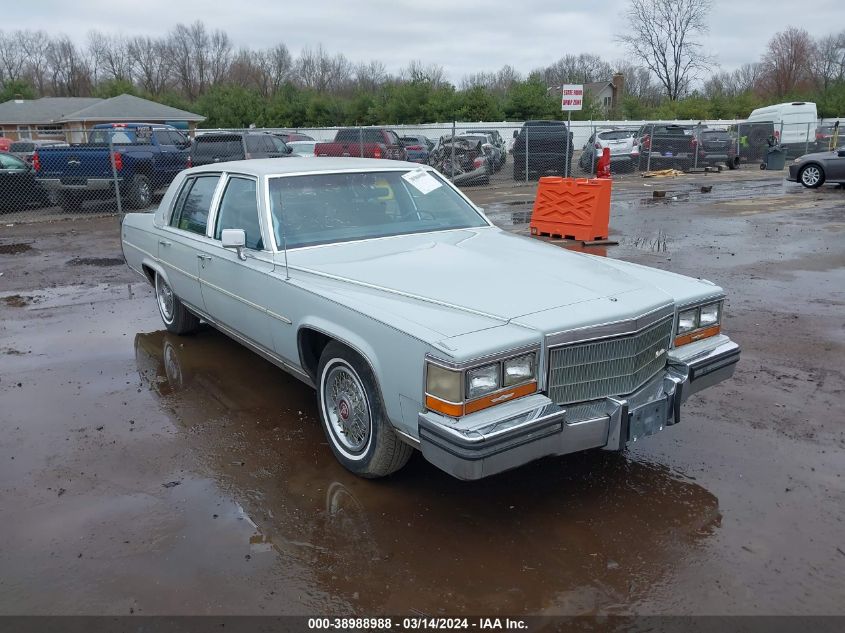 1988 Cadillac Brougham VIN: 1G6DW51Y3JR750414 Lot: 38988988