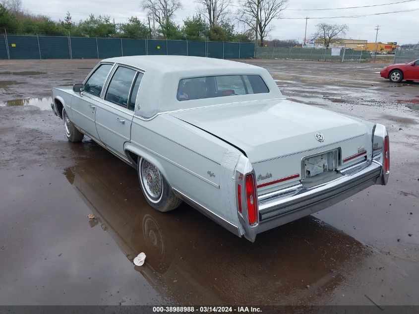 1988 Cadillac Brougham VIN: 1G6DW51Y3JR750414 Lot: 38988988