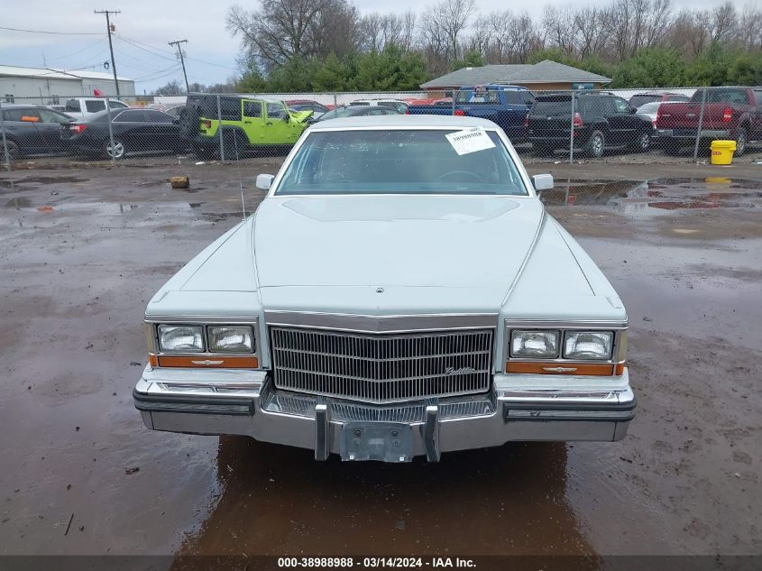 1988 Cadillac Brougham VIN: 1G6DW51Y3JR750414 Lot: 38988988