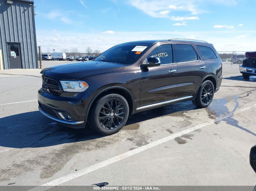 2017 DODGE DURANGO SXT RWD - 1C4RDHAG6HC606158