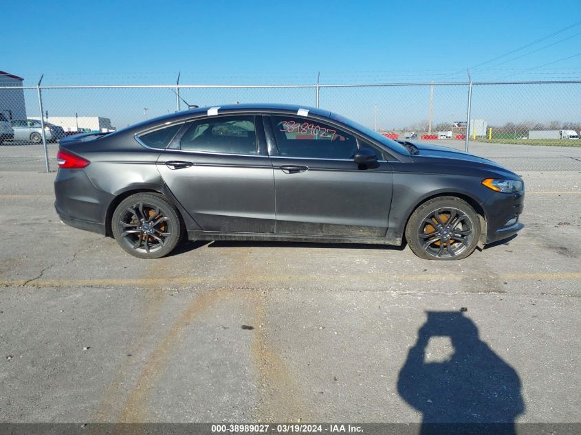 2018 Ford Fusion S VIN: 3FA6P0G75JR186604 Lot: 38989027