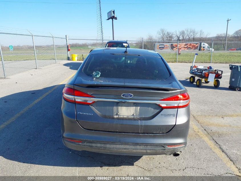 2018 Ford Fusion S VIN: 3FA6P0G75JR186604 Lot: 38989027