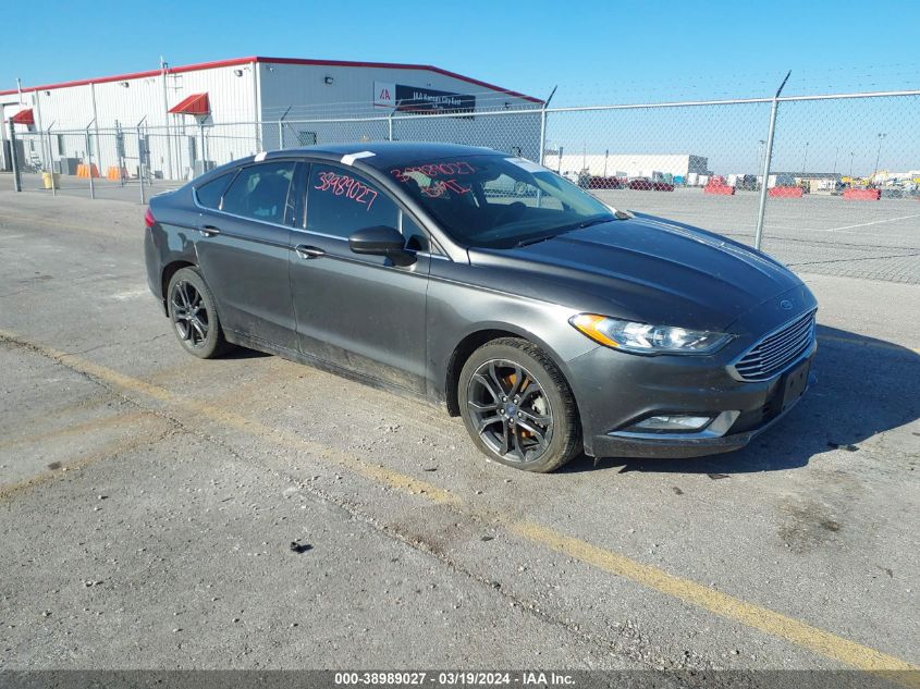 2018 Ford Fusion S VIN: 3FA6P0G75JR186604 Lot: 38989027