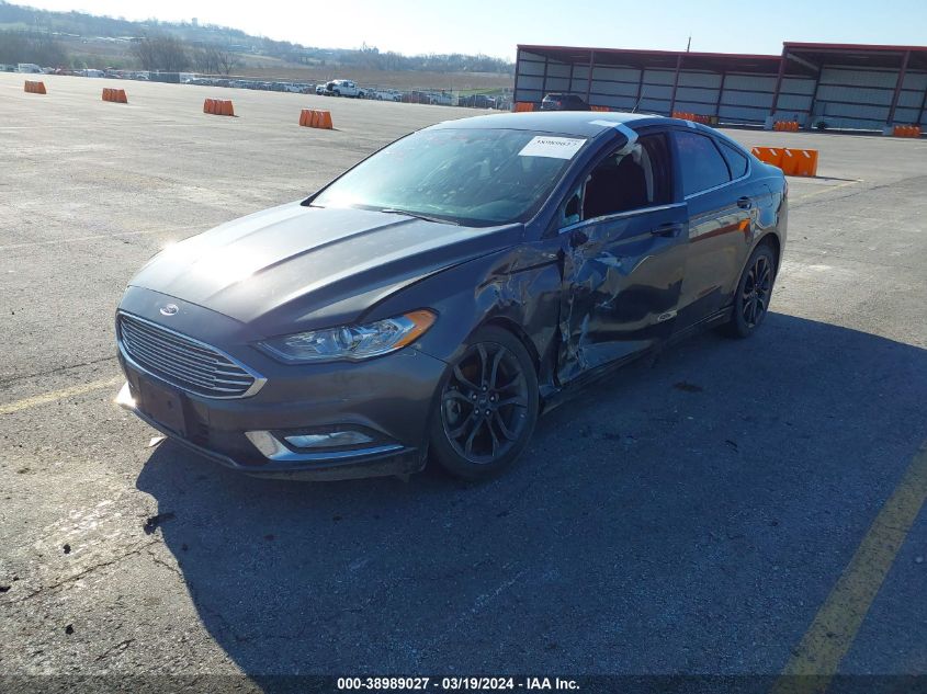 2018 Ford Fusion S VIN: 3FA6P0G75JR186604 Lot: 38989027