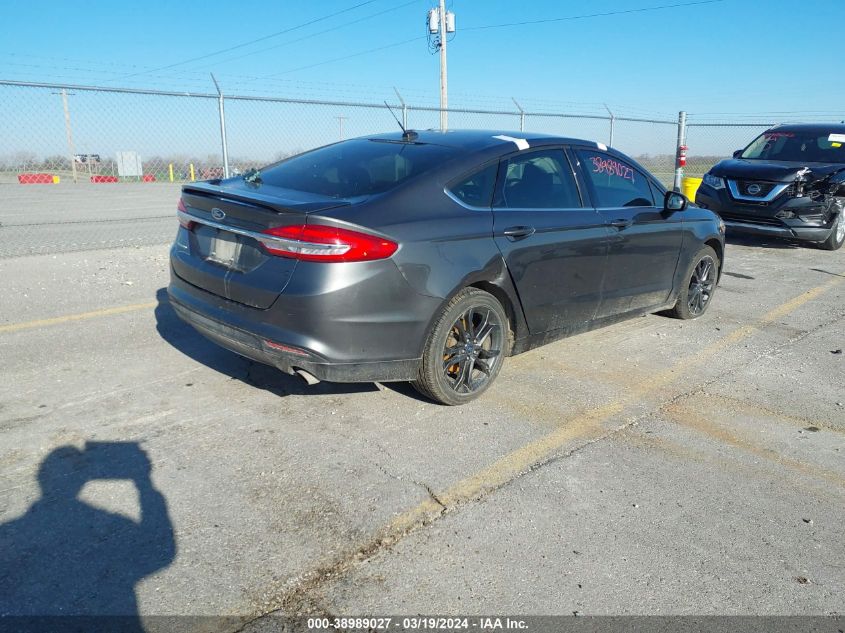 2018 Ford Fusion S VIN: 3FA6P0G75JR186604 Lot: 38989027