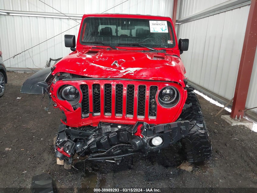 VIN 1C6JJTBG0ML569293 2021 JEEP GLADIATOR RUBICON 4X4